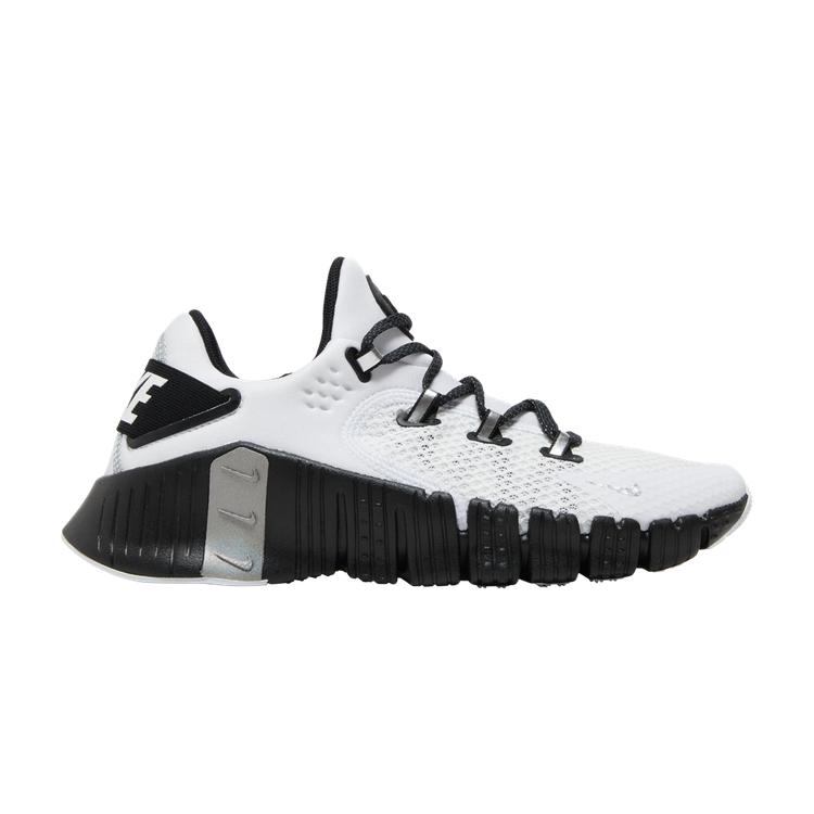 Wmns Free Metcon 4 Premium 'White Black Silver'